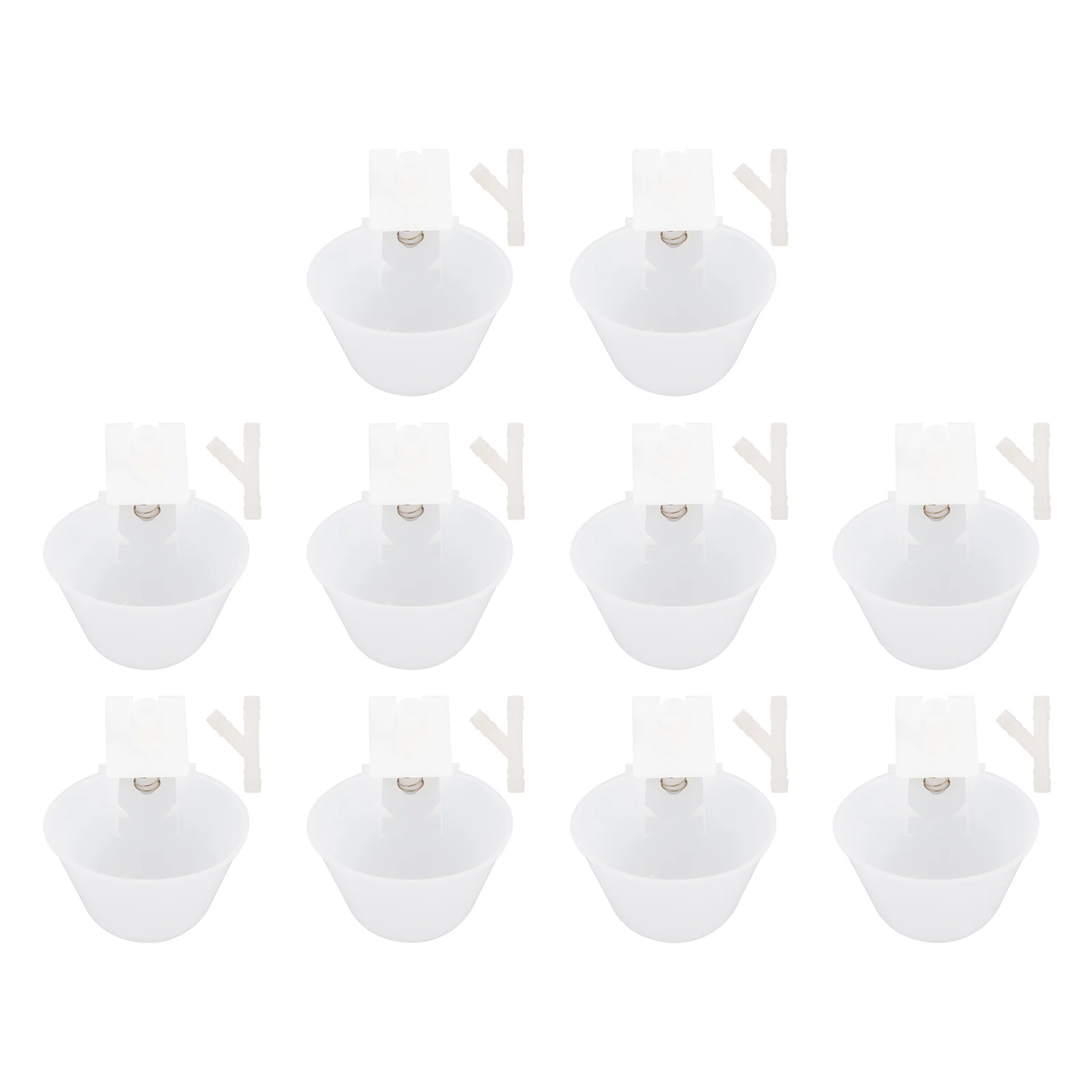 Water Bird Waterer Feeder Drinking Poultry Cup Cage Auto Watering Bowl Chicken Parrot Cups Dispenser Automatic Chick Duckling
Water Bird Waterer Feeder Drinking Poultry Cup Cage Auto Watering Bowl Chicken Parrot Cups Dispenser Automatic Chick Duckling