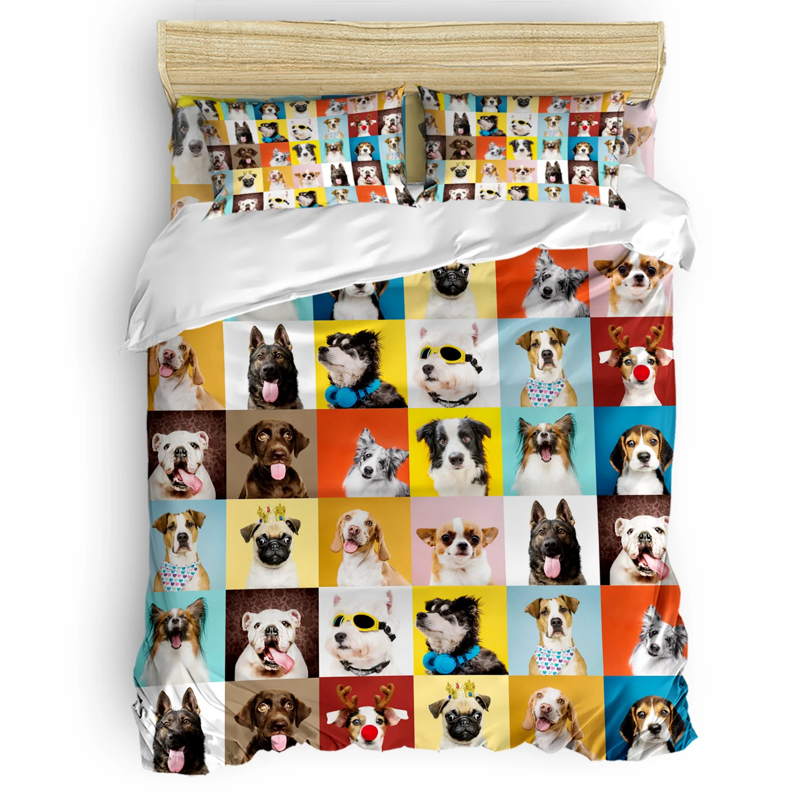 Dog Bulldog Shepherd Comfortable Household Goods Bedroom Bed Luxury Duvet Cover 2/3/4 Pieces
Dog Bulldog Shepherd Comfortable Household Goods Bedroom Bed Luxury Duvet Cover 2/3/4 Pieces
