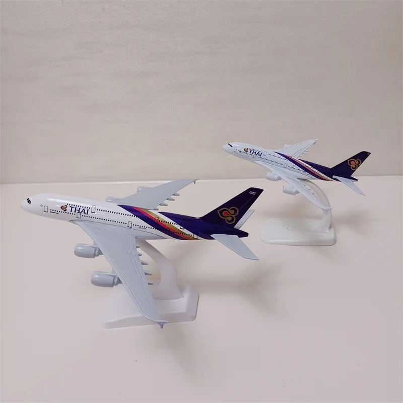 Alloy Metal Air THAI Airways A380 Airplane Model Thailand Airbus 380 Airlines Diecast Air Plane Model w Holder Aircraft Model
Alloy Metal Air THAI Airways A380 Airplane Model Thailand Airbus 380 Airlines Diecast Air Plane Model w Holder Aircraft Model