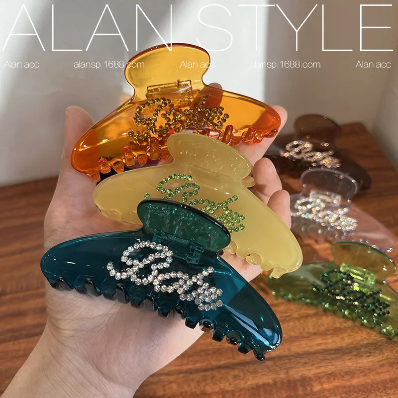 Handmade Acetate Hair Clip Rhinestones Hair Claw Clips Hairpins Barrettes for Women Girls Hair Accessories Gifts Drop Shipping
Handmade Acetate Hair Clip Rhinestones Hair Claw Clips Hairpins Barrettes for Women Girls Hair Accessories Gifts Drop Shipping