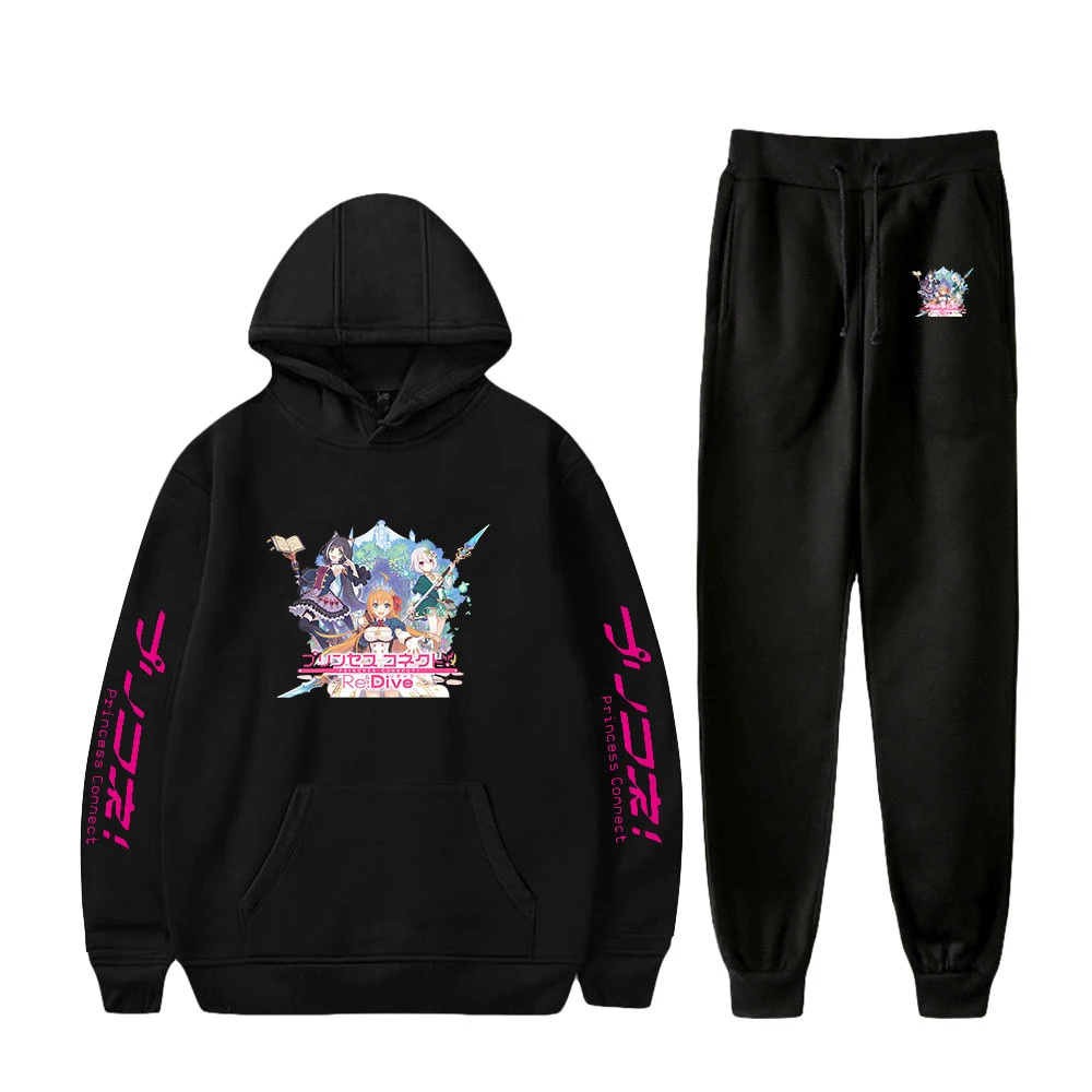 Princess Connect! Re:Dive casual Fashion Fall suit Hoodies Sportswear Hoodie Sweatshirt+Pant two pieceSet
Princess Connect! Re:Dive casual Fashion Fall suit Hoodies Sportswear Hoodie Sweatshirt+Pant two pieceSet