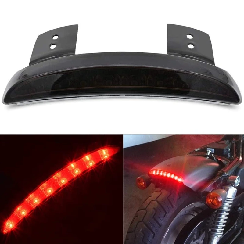 New Motorcycle Accessories Smoke Black Chopper Fender Edge LED Tail Light for Iron Sportster XL883 1200
New Motorcycle Accessories Smoke Black Chopper Fender Edge LED Tail Light for Iron Sportster XL883 1200