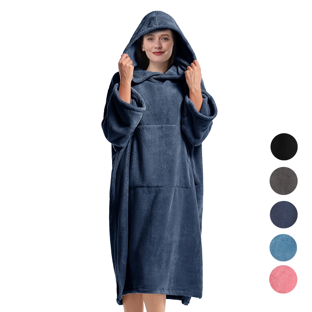 Changing Robe Towel Poncho Surf Short Sleeve Bath Robe with Hooded Quick Dry Microfiber Towelling for Men and Women
Changing Robe Towel Poncho Surf Short Sleeve Bath Robe with Hooded Quick Dry Microfiber Towelling for Men and Women