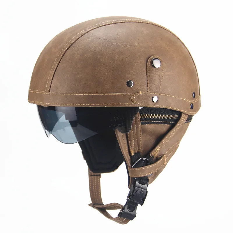 Off-Road Motorcycle Retro Helmets Leather Cycling Equipment Cycling Safety Helmets Motorcycle Accessories
Off-Road Motorcycle Retro Helmets Leather Cycling Equipment Cycling Safety Helmets Motorcycle Accessories
