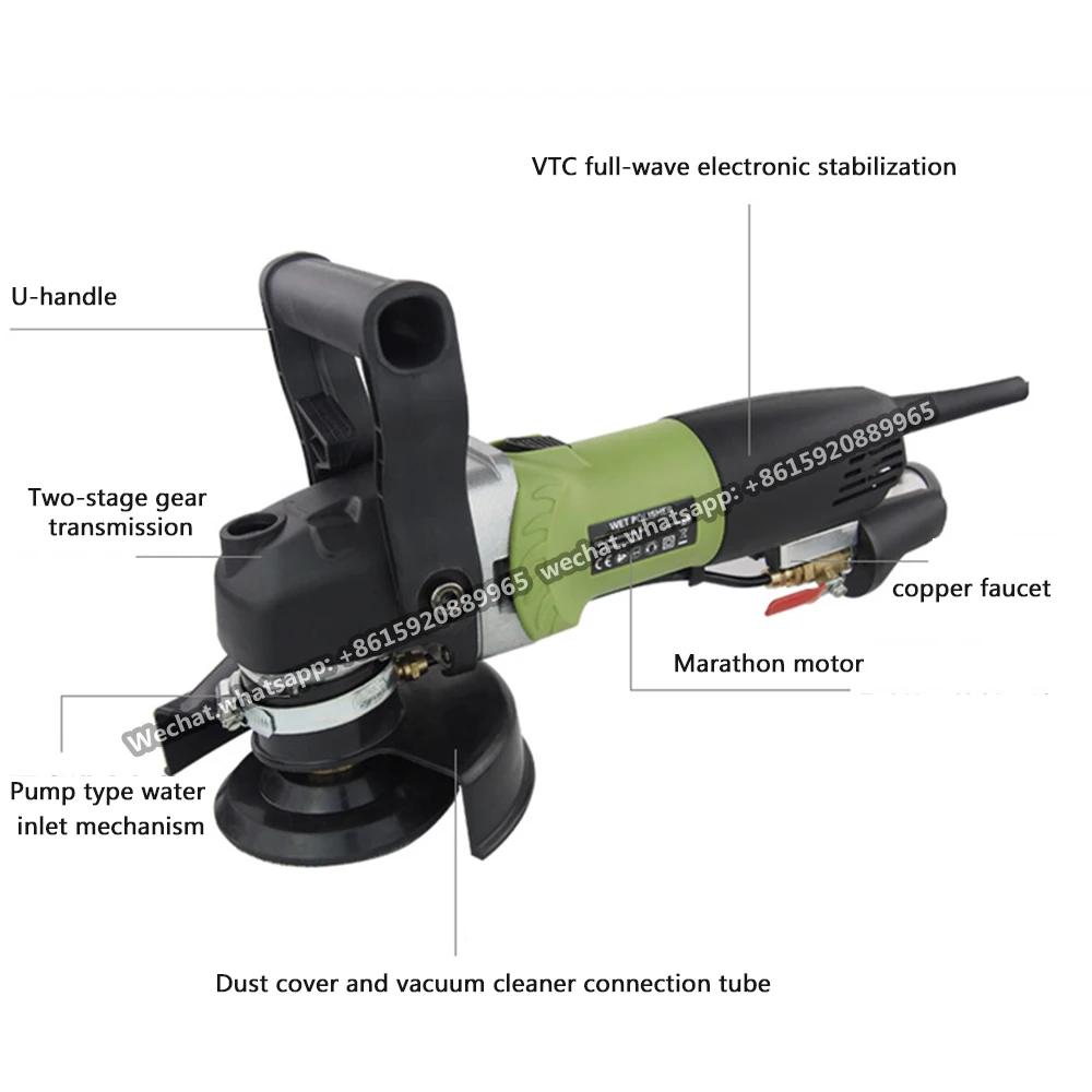 Marble Polishing Machine 110/220V 800W Water Injection Type Cement Floor Hand-held Water Injection Stone Polishing Machine 1PC
Marble Polishing Machine 110/220V 800W Water Injection Type Cement Floor Hand-held Water Injection Stone Polishing Machine 1PC