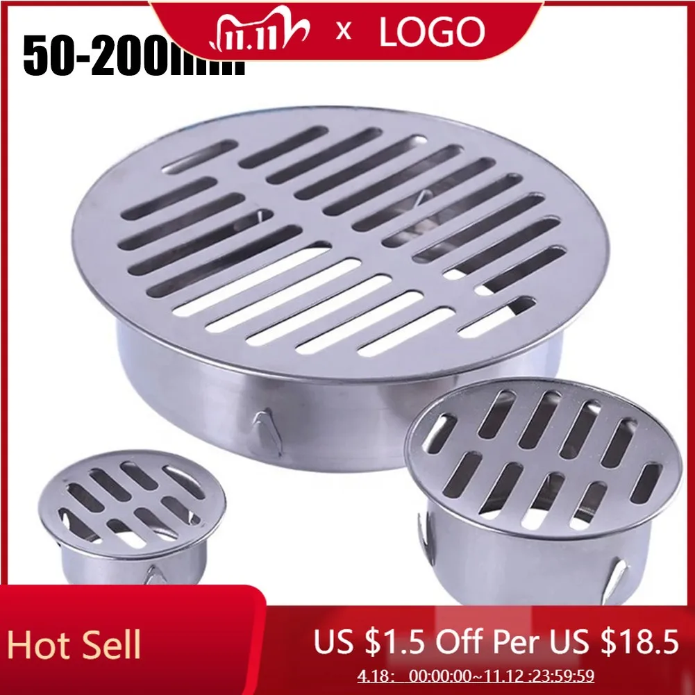 Stainless Steel Bathroom Drain Cover Hair Catcher Balcony Drainage Stopper Plug Garden Outdoor Roof Anti-blocking Floor Strainer
Stainless Steel Bathroom Drain Cover Hair Catcher Balcony Drainage Stopper Plug Garden Outdoor Roof Anti-blocking Floor Strainer