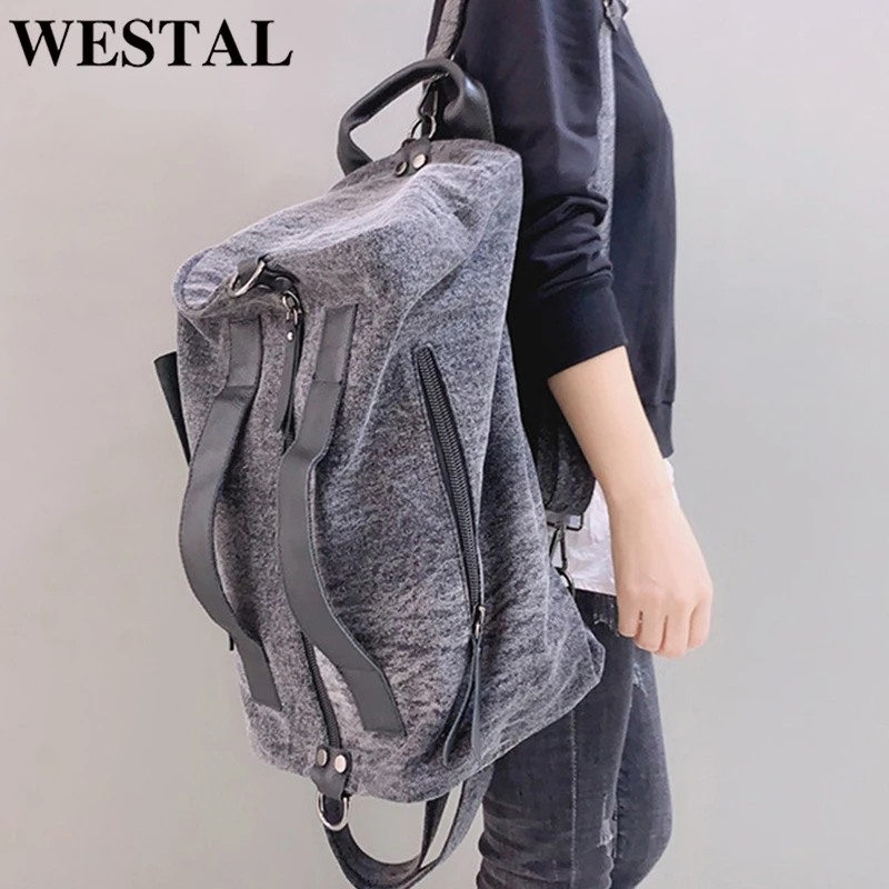WESTAL Women Backpack Purse Outdoor Sport Backpack Large Capacity Travel Backpack for Clothes Women Shoulder Bags Casual Totes
WESTAL Women Backpack Purse Outdoor Sport Backpack Large Capacity Travel Backpack for Clothes Women Shoulder Bags Casual Totes