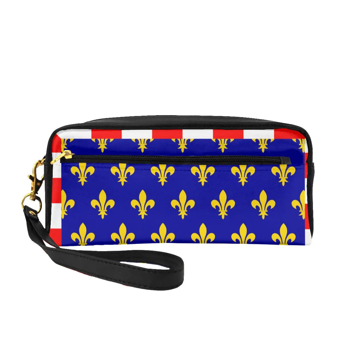 Makeup Bag Waterproof PU Leather Cosmetic Bag Flag Of Touraine Pen Storage Bag Student Pencil Case
Makeup Bag Waterproof PU Leather Cosmetic Bag Flag Of Touraine Pen Storage Bag Student Pencil Case