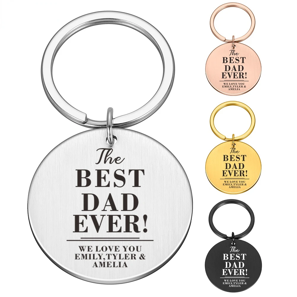 New Best Dad Father's Day Gift Keychain Custom Name Meaningful Keychain for Family Jewelry Accessories
New Best Dad Father's Day Gift Keychain Custom Name Meaningful Keychain for Family Jewelry Accessories