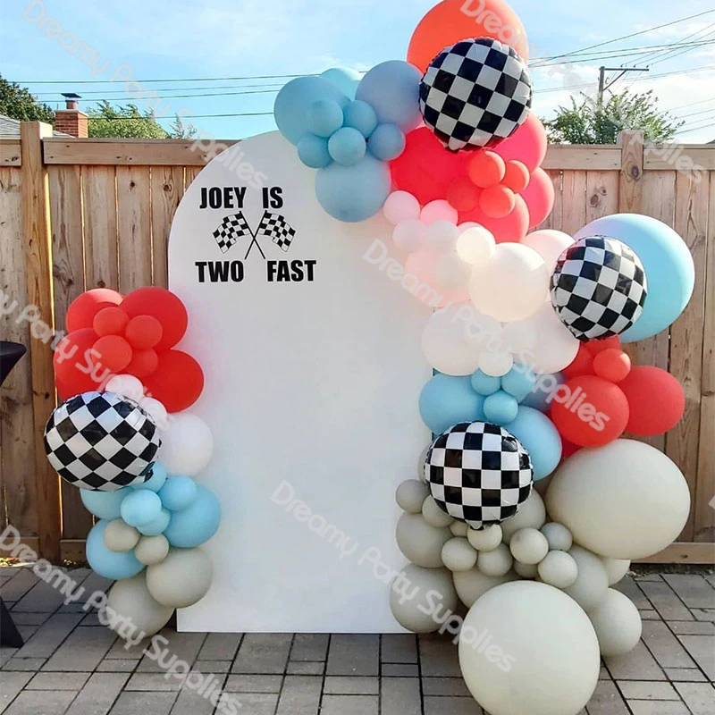 118pcs Racing Car Balloon Garland 1st 2th Kid Birthday Party Decoration Beige Blue White Red Balloon Arch Baby Shower Background
118pcs Racing Car Balloon Garland 1st 2th Kid Birthday Party Decoration Beige Blue White Red Balloon Arch Baby Shower Background