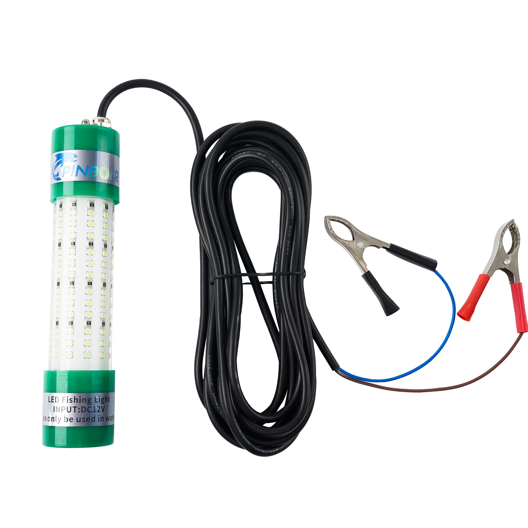 Pinboer Submersible Fishing Light 100W DC12V 10000LM Green White Underwater High Power LED Lure Bait and Finder Lamp Attractant
Pinboer Submersible Fishing Light 100W DC12V 10000LM Green White Underwater High Power LED Lure Bait and Finder Lamp Attractant