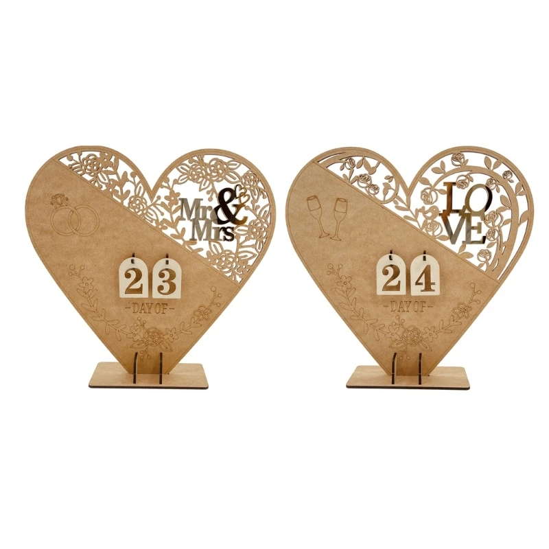 1Set Wedding Countdown Calendar Decorative Ornament Crafts for Home Bedroom Dormitory Party Decoration
1Set Wedding Countdown Calendar Decorative Ornament Crafts for Home Bedroom Dormitory Party Decoration