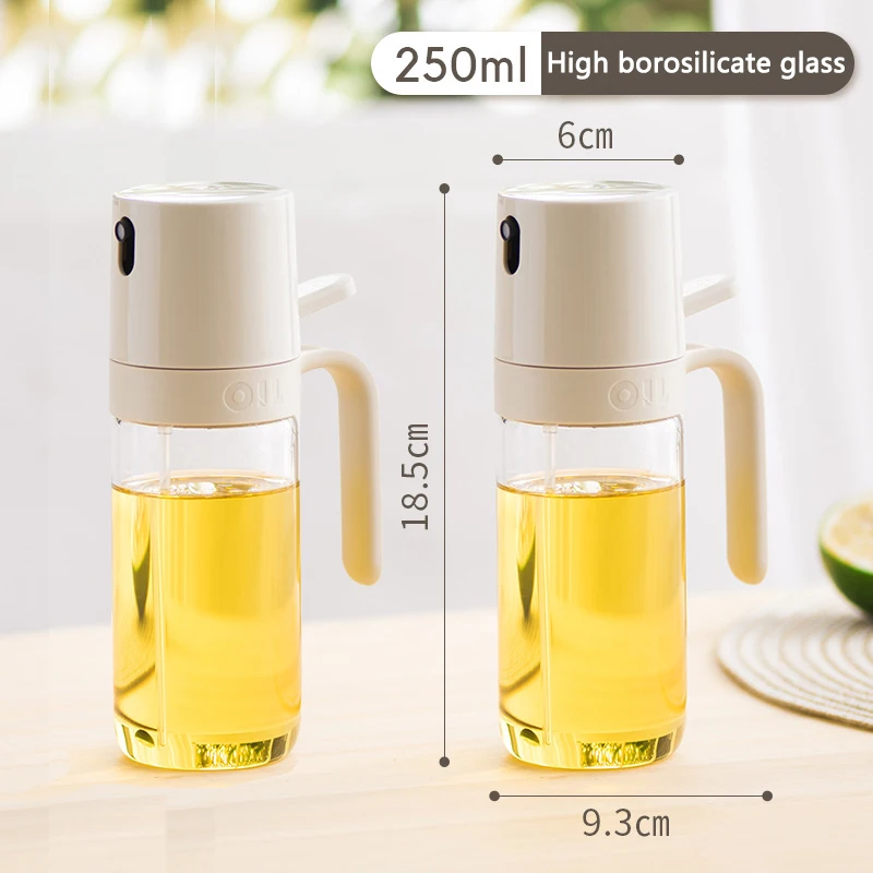 Oil Spray for Kitchen Spray Oil Sprayer Airfryer Cooking Dispenser Antidrip Oil Bottles Spices Boxes for Kitchen Decoraction
Oil Spray for Kitchen Spray Oil Sprayer Airfryer Cooking Dispenser Antidrip Oil Bottles Spices Boxes for Kitchen Decoraction