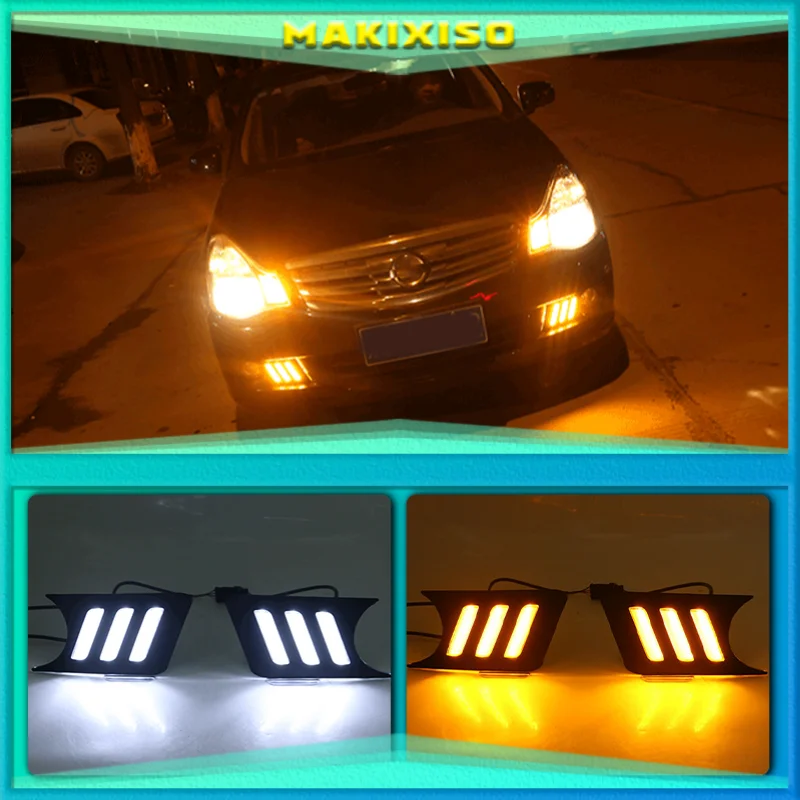 1 set LED DRL Daytime Running Light Daylight Waterproof Signal lamp For Nissan Sylphy sentra 2009-2018
1 set LED DRL Daytime Running Light Daylight Waterproof Signal lamp For Nissan Sylphy sentra 2009-2018