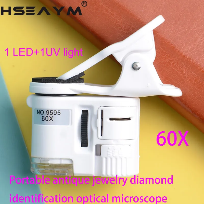 1 LED 1UV light Textile Printing 60X Handheld Microscope Jewelry Magnifying Glass Jeweler Eye Loupe Repair Magnifier Microscopio
1 LED 1UV light Textile Printing 60X Handheld Microscope Jewelry Magnifying Glass Jeweler Eye Loupe Repair Magnifier Microscopio