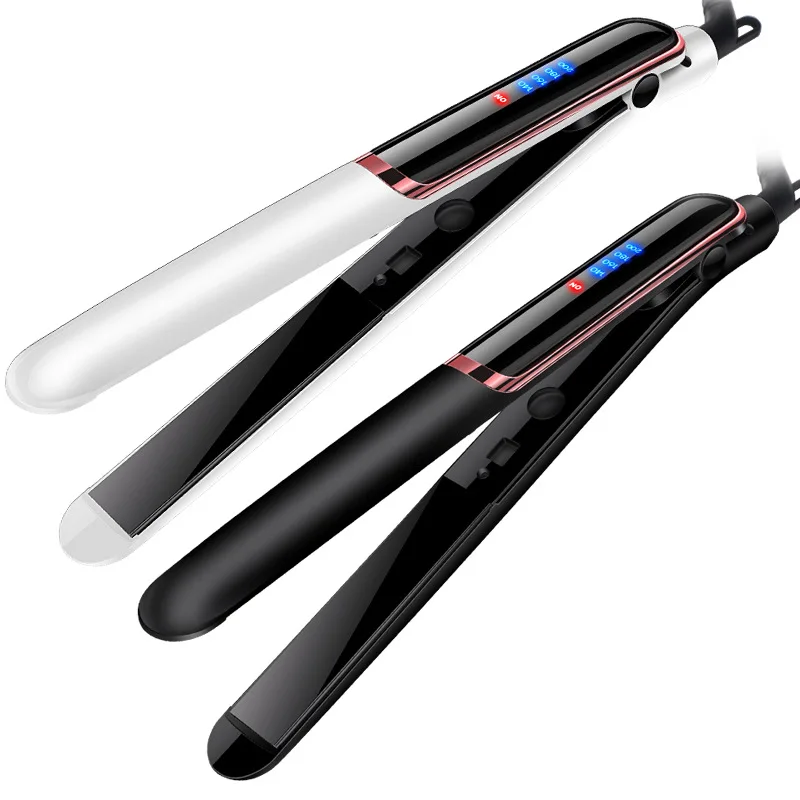 

Negative Ion Electric Splint Hair Straightener Flat Iron Hair Curling Straightening Irons Professional Hair Straighteners Plates