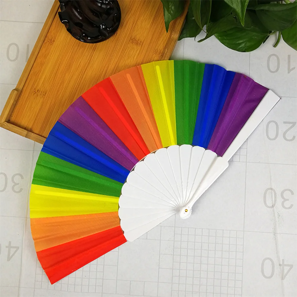 Home Decoration Crafts 21cm 23cm Folding Fan Manual Bamboo Rainbow Hand Tool Birthday Gift Cosplay Wedding, Dancing Party 1pc
Home Decoration Crafts 21cm 23cm Folding Fan Manual Bamboo Rainbow Hand Tool Birthday Gift Cosplay Wedding, Dancing Party 1pc