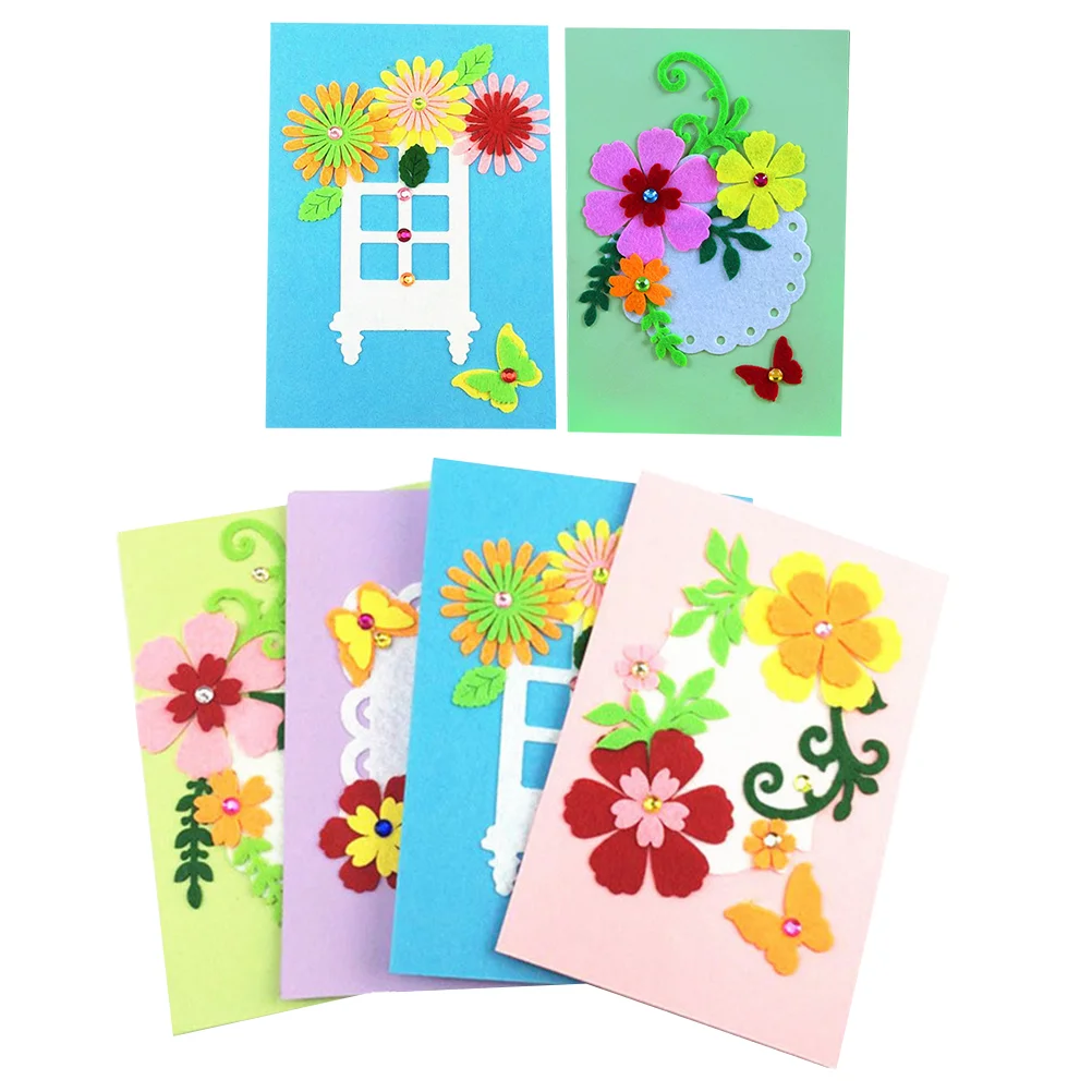 6pcs Kids Hand Made Cards Material Non-woven Cards Making Kit Kids Educational Plaything
6pcs Kids Hand Made Cards Material Non-woven Cards Making Kit Kids Educational Plaything