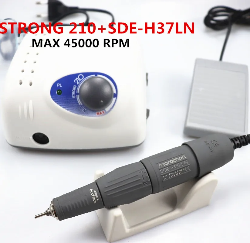 45K New Arrival Strong 210 LAAOVE H37LN PART 65W 45000 RPM Nail Drill Manicure Pedicure Electric File Bits Kit
45K New Arrival Strong 210 LAAOVE H37LN PART 65W 45000 RPM Nail Drill Manicure Pedicure Electric File Bits Kit