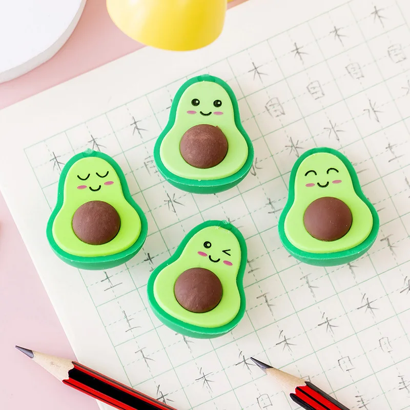Small Fresh and Lovely Smile Avocado Eraser Student Creative Kawaii Eraser Wholesale Office Stationery School Supplies
Small Fresh and Lovely Smile Avocado Eraser Student Creative Kawaii Eraser Wholesale Office Stationery School Supplies