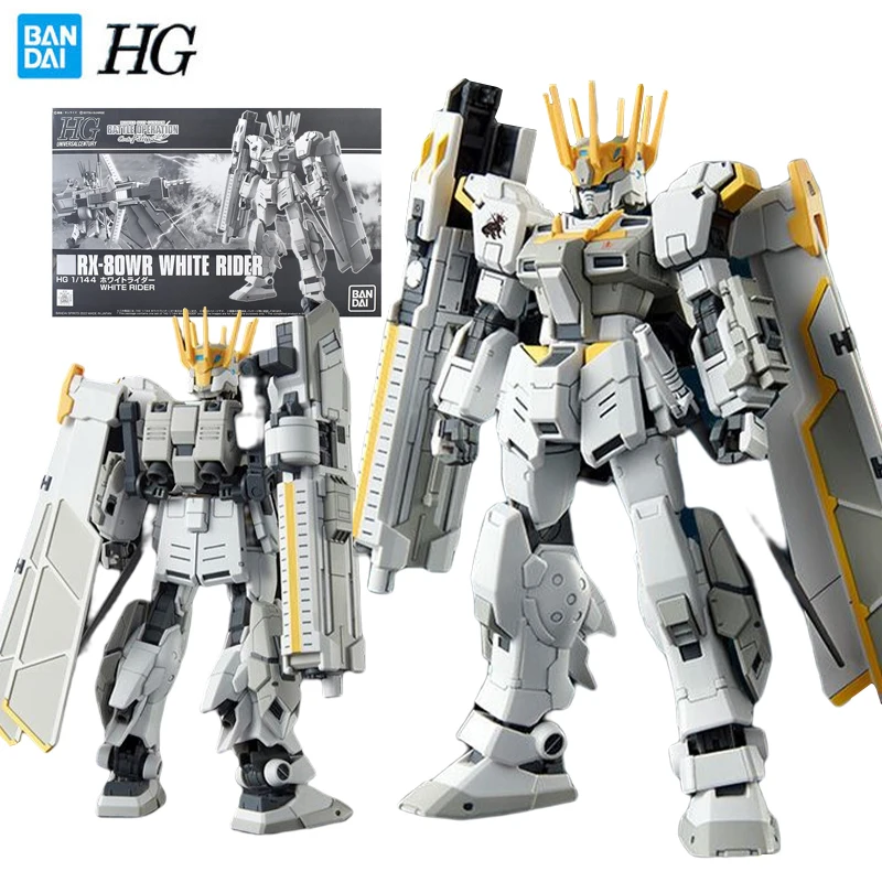 Bandai Genuine Gundam Plastic Model Garage Kit HG Series 1/144 RX 80WR WHITE RIDER Anime Action Figure Assembly Model Toys
Bandai Genuine Gundam Plastic Model Garage Kit HG Series 1/144 RX 80WR WHITE RIDER Anime Action Figure Assembly Model Toys