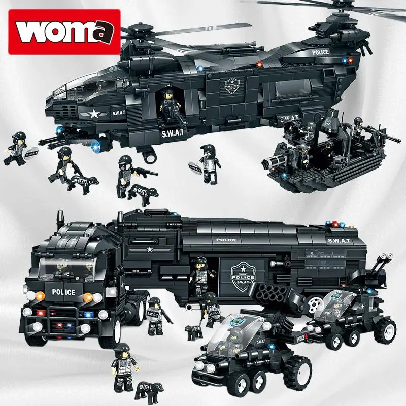 WOMA TOYS Wholesale OEM ODM Building Block Set SWAT Team - The Ultimate Action-packed Playtime Adventure
WOMA TOYS Wholesale OEM ODM Building Block Set SWAT Team - The Ultimate Action-packed Playtime Adventure