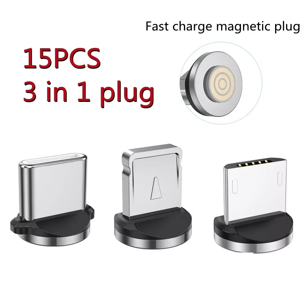 15Pcs 3.0A Magnetische Kabel Plug Type C Micro Usb C Stekkers Snelle Oplaadkabel Adapter Telefoon Type-C Magneet Charger Plug
15Pcs 3.0A Magnetische Kabel Plug Type C Micro Usb C Stekkers Snelle Oplaadkabel Adapter Telefoon Type-C Magneet Charger Plug