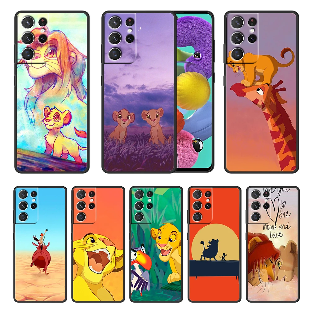 Disney Lion King Simba Black Soft Phone Case For Samsung Galaxy S23 S22 S21 S20 FE Ultra Plus S10 S9 5G Soft TPU Cover Shell
Disney Lion King Simba Black Soft Phone Case For Samsung Galaxy S23 S22 S21 S20 FE Ultra Plus S10 S9 5G Soft TPU Cover Shell