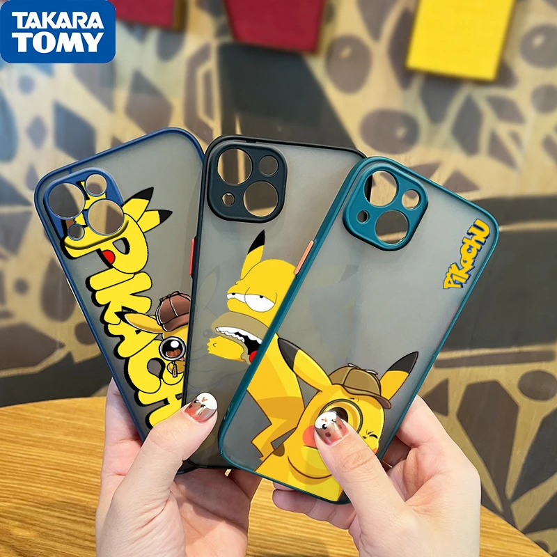 Cute Cartoon Pikachu Love For Apple iPhone 13 12 11 Pro Max Mini XS Max X XR 7 8 Plus Frosted Translucent Phone Case Capa Cover
Cute Cartoon Pikachu Love For Apple iPhone 13 12 11 Pro Max Mini XS Max X XR 7 8 Plus Frosted Translucent Phone Case Capa Cover