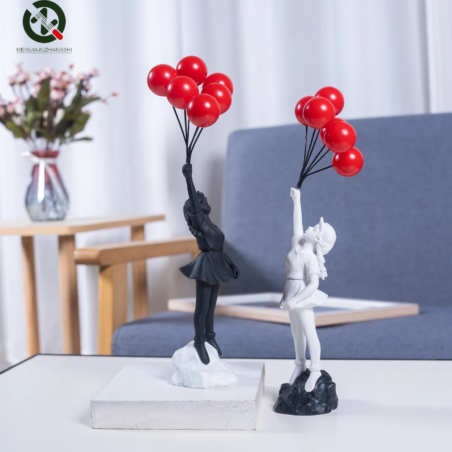 Banksy Balloon Girl Statue Nordic Creative Home Living Room Resin Figure Craft Decoration Collectibles Interior Decoration
Banksy Balloon Girl Statue Nordic Creative Home Living Room Resin Figure Craft Decoration Collectibles Interior Decoration