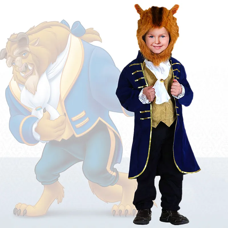 Anime Beauty and The Beast Child Halloween Cosplay CostumeThe Beast Prince Party Dress Up Clothes
Anime Beauty and The Beast Child Halloween Cosplay CostumeThe Beast Prince Party Dress Up Clothes