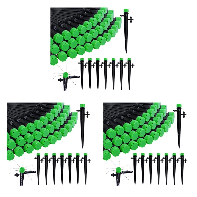 180 Pieces 360 Degree Adjustable Irrigation Drippers With Barbed Connector For 4/7 MM Tube, Water Flow Irrigation System
180 Pieces 360 Degree Adjustable Irrigation Drippers With Barbed Connector For 4/7 MM Tube, Water Flow Irrigation System
