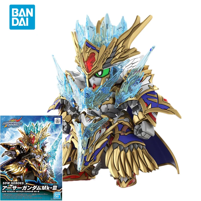 Bandai Original GUNDAM Anime Model SDW HEROES Series ARTHUR GUNDAM MK-Ⅲ Action Figure Assembly Model Toys Gifts for Children
Bandai Original GUNDAM Anime Model SDW HEROES Series ARTHUR GUNDAM MK-Ⅲ Action Figure Assembly Model Toys Gifts for Children