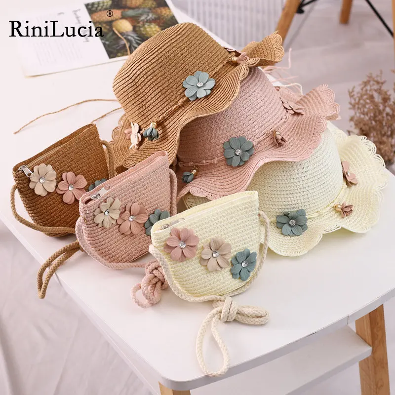 RiniLucia Kids Girls Large Wide Brim Straw Woven Sun Protection Beach Hat Flowers Summer Floppy Bucket Cap Portable Handbag
RiniLucia Kids Girls Large Wide Brim Straw Woven Sun Protection Beach Hat Flowers Summer Floppy Bucket Cap Portable Handbag