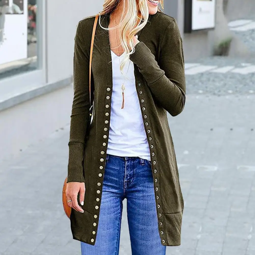 Cozy Ladies Knitwear Mid-length Casual Wear Knitted Cardigan Outdoor Autumn Warm Knitted Coat
Cozy Ladies Knitwear Mid-length Casual Wear Knitted Cardigan Outdoor Autumn Warm Knitted Coat