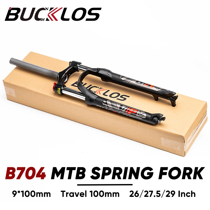 Вилка подвеска BUCKLOS MTB 26/27, 5/29 дюймов, велосипедная Механическая передняя вилка 9*100 мм, быстросъемная, для горного велосипеда
Вилка подвеска BUCKLOS MTB 26/27, 5/29 дюймов, велосипедная Механическая передняя вилка 9*100 мм, быстросъемная, для горного велосипеда