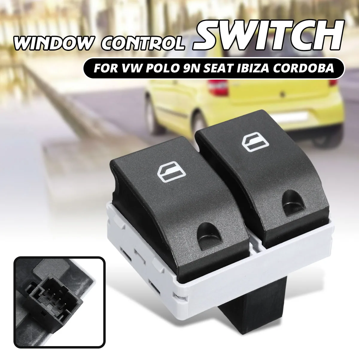 Electric Power Window Control Switch 6Q0 959 858 For VW Polo 9N Seat Ibiza Cordoba 2002-2009 Windows controller
Electric Power Window Control Switch 6Q0 959 858 For VW Polo 9N Seat Ibiza Cordoba 2002-2009 Windows controller