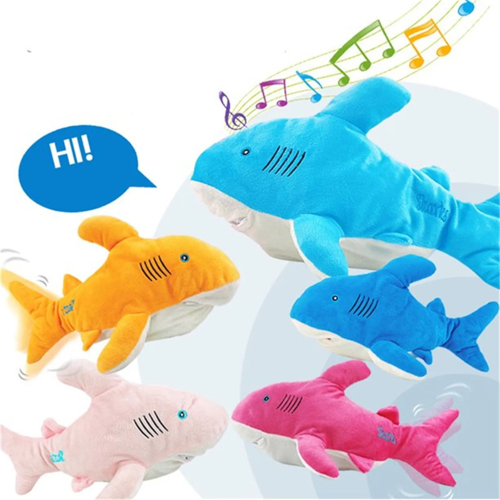 Musical Shark Stuffed Toy Children Musical Toy With Swinging Mouth And Tail Learning To Talk Music Electric Toys For Kids
Musical Shark Stuffed Toy Children Musical Toy With Swinging Mouth And Tail Learning To Talk Music Electric Toys For Kids