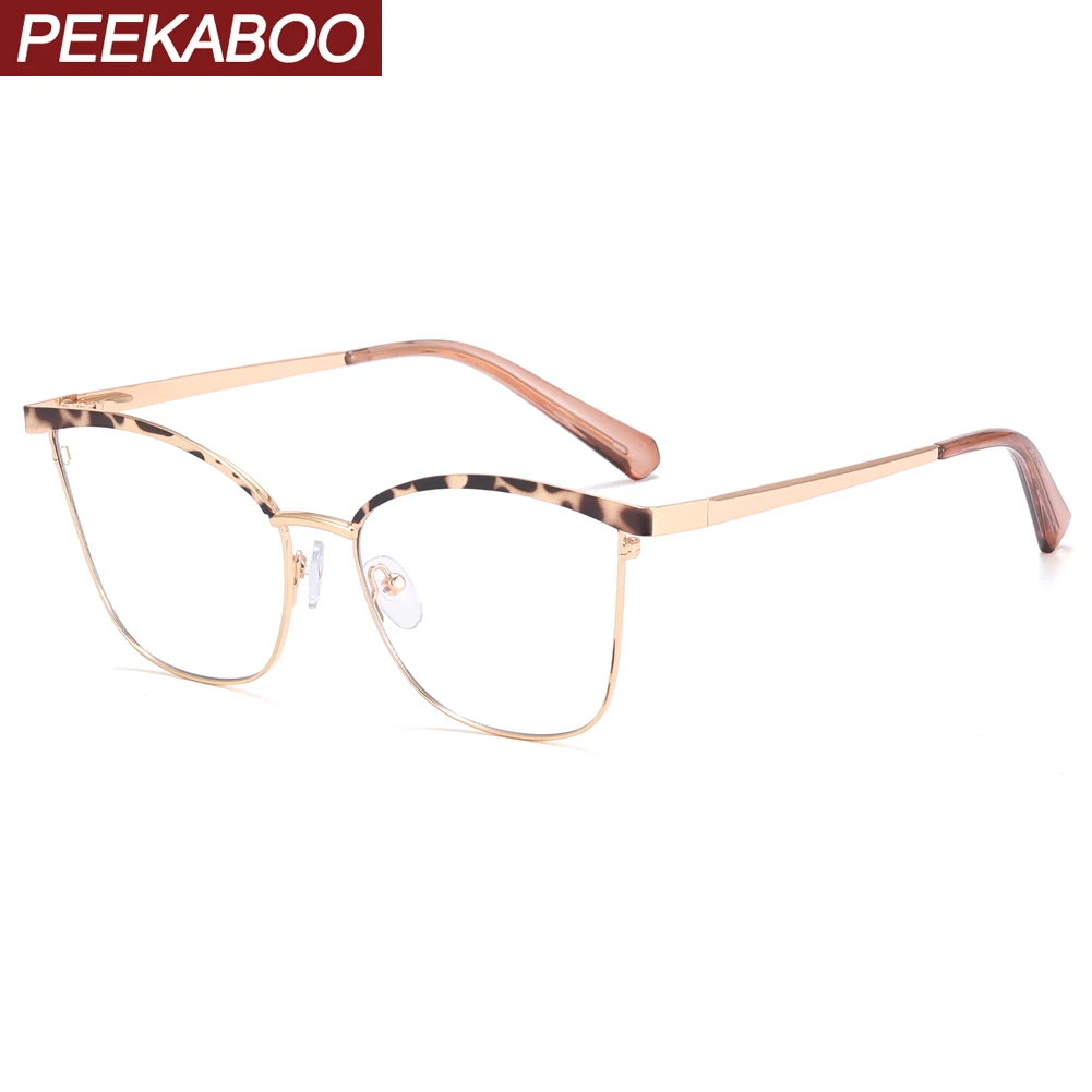 Peekaboo Модные металлические очки, оправа кошачий глаз, женские прозрачные линзы, синий светильник, блокирующие очки для женщин, розовый леопа...
Peekaboo Модные металлические очки, оправа кошачий глаз, женские прозрачные линзы, синий светильник, блокирующие очки для женщин, розовый леопа...
