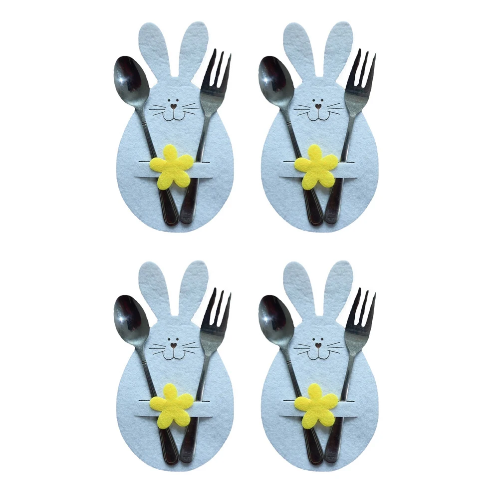 4pcs Easter Knife Fork Bags Non-Woven Cartoon Sheep Tableware Covers Dinner Desktop Supplies Cutlery Bag Easter Kitchen Decor
4pcs Easter Knife Fork Bags Non-Woven Cartoon Sheep Tableware Covers Dinner Desktop Supplies Cutlery Bag Easter Kitchen Decor