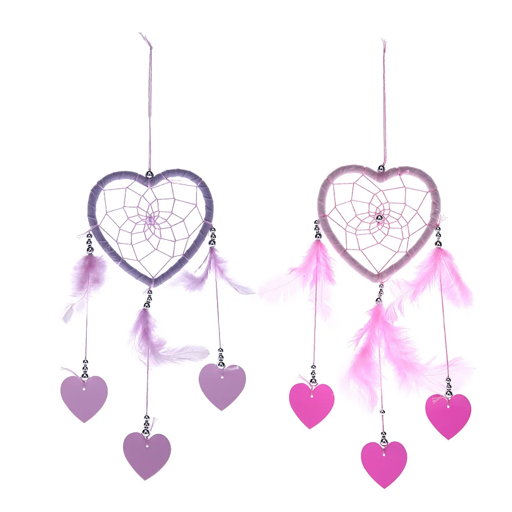 1pc DIY Feathers Dreamcatcher Handmade Heart Shaped Dreamcatcher Net Car Home Wedding Decoration Hanging Ornament
1pc DIY Feathers Dreamcatcher Handmade Heart Shaped Dreamcatcher Net Car Home Wedding Decoration Hanging Ornament