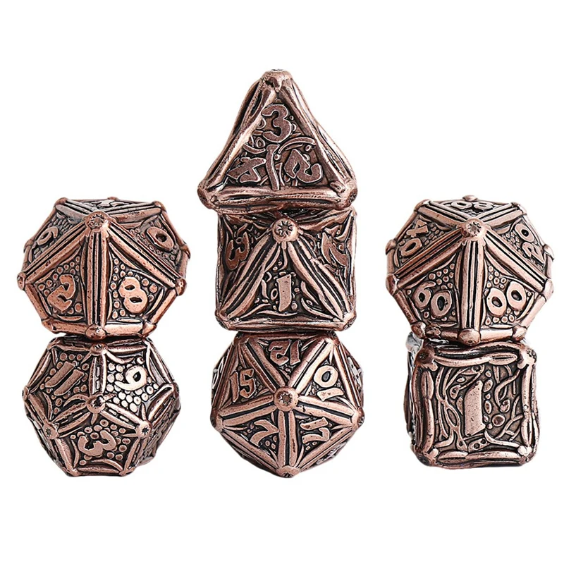 7Pcs Mini Heavy Duty Metal Dice Set Solid Polyhedral RPG Role Playing Game Dice Set
7Pcs Mini Heavy Duty Metal Dice Set Solid Polyhedral RPG Role Playing Game Dice Set
