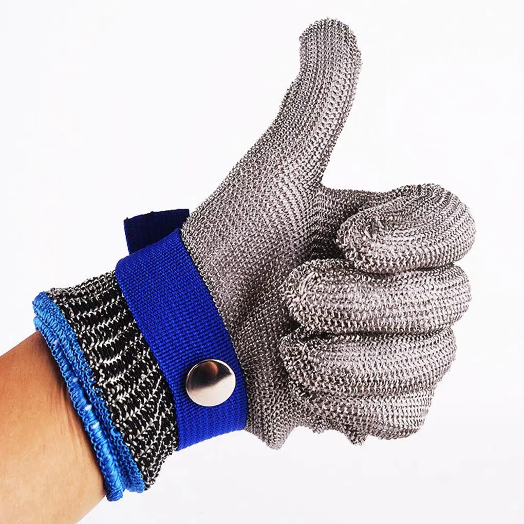 

Anti-cut Gloves Safety Cut Proof Stab Resistant Stainless Steel Wire Metal Mesh Butcher Protect Meat Cut-Resistant Gloves