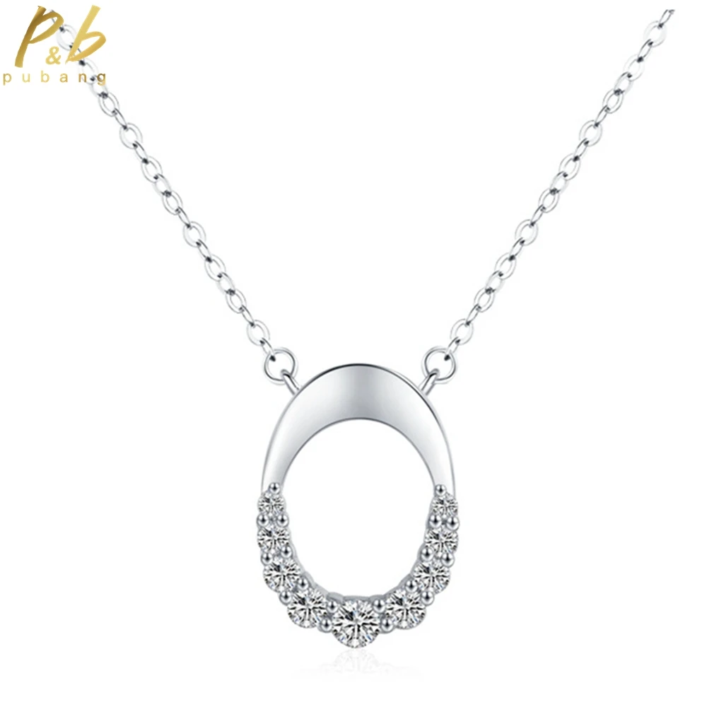 PuBang Fine Jewelry Real 925 Sterling Silver Luxury High Carbon Diamond Engagement Pendant Necklace for Women Gift Free Shipping
PuBang Fine Jewelry Real 925 Sterling Silver Luxury High Carbon Diamond Engagement Pendant Necklace for Women Gift Free Shipping