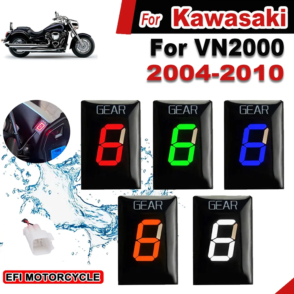 Motorcycle Accessories For Kawasaki VN2000 2004 2005 2006 2007-2009 2010 LED 1-6 Gear Indicator Speed Display Instrument Meter
Motorcycle Accessories For Kawasaki VN2000 2004 2005 2006 2007-2009 2010 LED 1-6 Gear Indicator Speed Display Instrument Meter