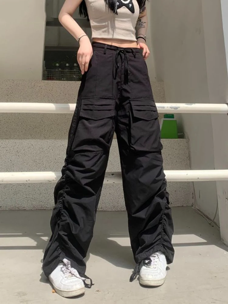 Summer Harajuku Sweatpants Streetwear Women Wide Leg Pants High Waist Casual Folds Y2k Pantalon Femme Fashion Straight Trousers
Summer Harajuku Sweatpants Streetwear Women Wide Leg Pants High Waist Casual Folds Y2k Pantalon Femme Fashion Straight Trousers
