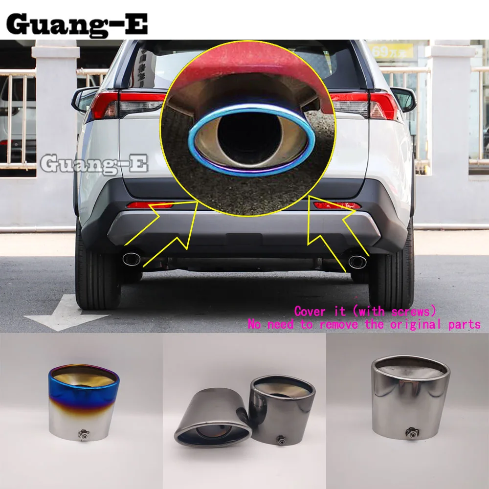 Car Styling Sticks Muffler Exterior Back End Pipe Dedicate Exhaust Tip Tail Outlet Vent Part For Toyota RAV4 2019 2020 2021 2022
Car Styling Sticks Muffler Exterior Back End Pipe Dedicate Exhaust Tip Tail Outlet Vent Part For Toyota RAV4 2019 2020 2021 2022