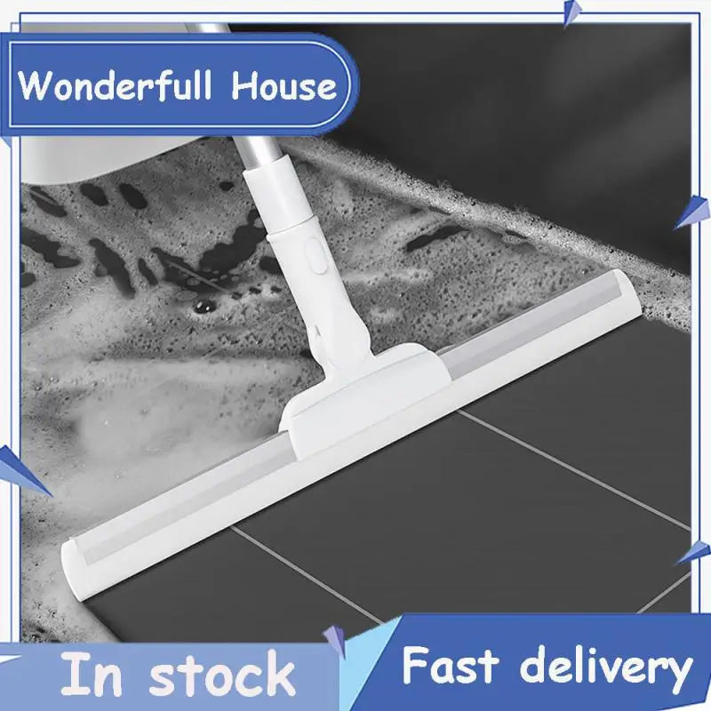 Telescopic Rod Floor Wiper Cleaning Products For Home Durable Wiper In Bathroom Bathroom Accessories Tools For Home Silicone 
Telescopic Rod Floor Wiper Cleaning Products For Home Durable Wiper In Bathroom Bathroom Accessories Tools For Home Silicone