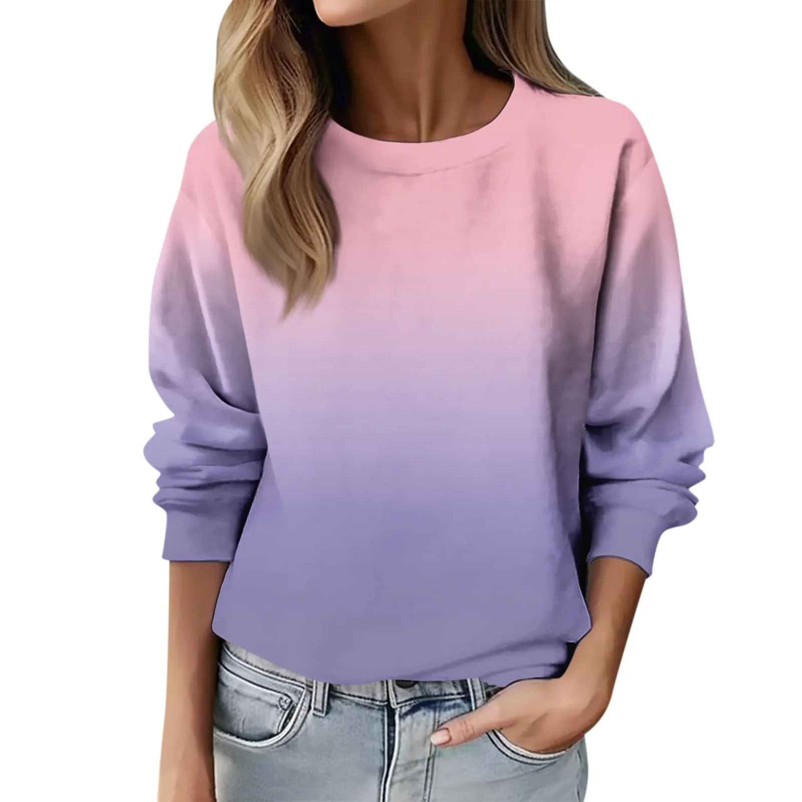 Женская винтажная Толстовка Y2k, Модный пуловер с длинным рукавом и круглым вырезом, топы в Корейском стиле, с градиентом, хиппи, уличная одежда с капюшоном, одежда
Женская винтажная Толстовка Y2k, Модный пуловер с длинным рукавом и круглым вырезом, топы в Корейском стиле, с градиентом, хиппи, уличная одежда с капюшоном, одежда