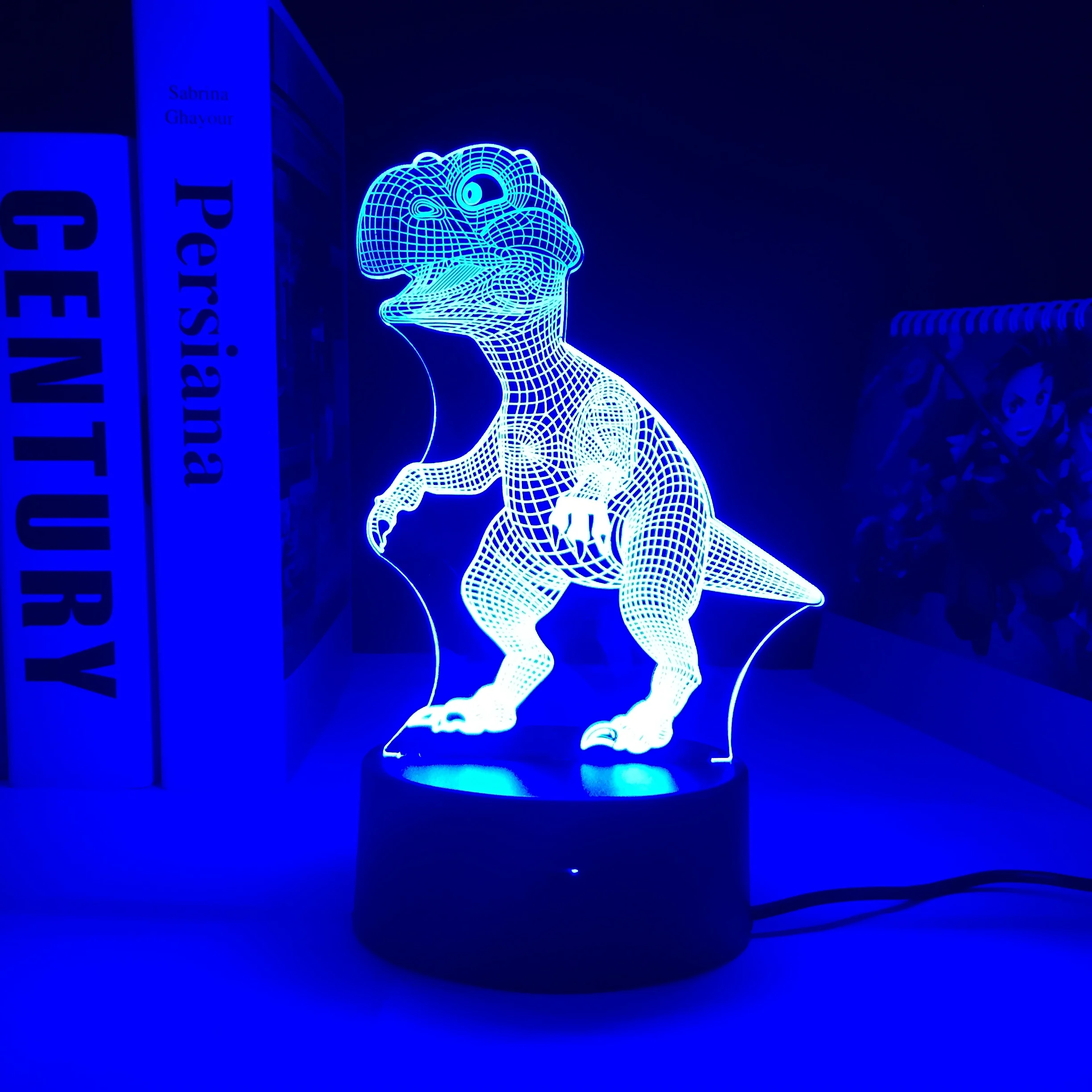 Dinosaur 3D LED Night Light Desk Nightlight Touch Remote Table Lamp Decor Gifts for Baby Kids Child Birthday Holiday Girl Friend
Dinosaur 3D LED Night Light Desk Nightlight Touch Remote Table Lamp Decor Gifts for Baby Kids Child Birthday Holiday Girl Friend